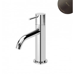 Смеситель для умывальника Bruma Leaf 167 001 2MG Gunmetal, ручка тип 2
