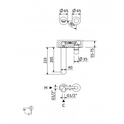 Смеситель для умывальника Bruma Adagio 193 010 0MM Morning Mist