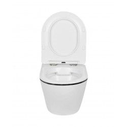 Комплект инсталляции Grohe Rapid SL 38772001 с унитазом Amore di Mare Delio Black Line, кнопка Skate Cosmopolitan 38732000