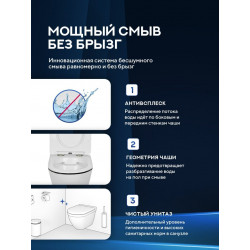 Комплект инсталляции Grohe Rapid SL 38772001 с унитазом Amore di Mare Delio Black Line, кнопка Skate Cosmopolitan 38732000