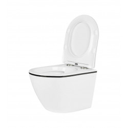 Комплект инсталляции Grohe Rapid SL 38772001 с унитазом Amore di Mare Delio Black Line, кнопка Skate Cosmopolitan 38732000