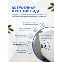 Комплект инсталляции Grohe 38811KF0 с кнопкой 38966KF0 и унитазом Amore di Mare Delio Bidet