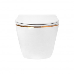 Комплект инсталляции Grohe 38811KF0 с кнопкой 38966KF0 и унитазом Amore di Mare Delio Gold Line