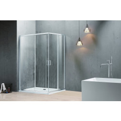 Душевой уголок Adema Гласс Лайн Виеркант 100х80 прозрачный