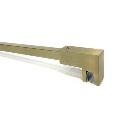 Душевая перегородка Adema Walk-in Реген брашированное золото-100