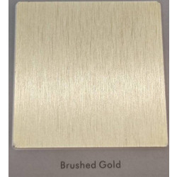 Душевая перегородка Adema Walk-in Реген брашированное золото-100