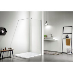 Душевая перегородка Adema Реген хром 80x195
