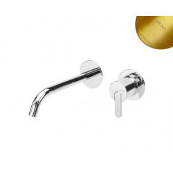 Внешняя часть смесителя для раковины Bruma Leaf E167 012 0SR Sunrise