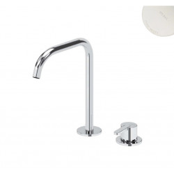 Смеситель для умывальника Bruma Leaf 167 002 4PW Pure White