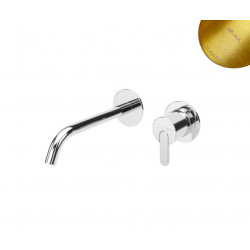 Смеситель для умывальника Bruma Leaf 167 011 9SR Sunrise