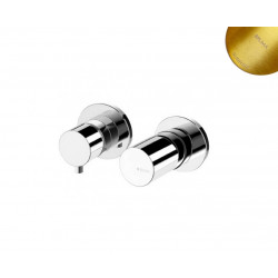 Смеситель скрытого монтажа на 2 отверстия с 3 выходами Bruma Adagio 193 142 1SR Sunrise