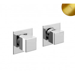 Смеситель скрытого монтажа на 2 отверстия с 3 выходами Bruma Escudo 102 140 2SR Sunrise