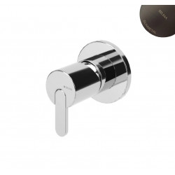 Внешняя часть смесителя с 1 выходом Bruma Leaf E167 120 1MG Gunmetal