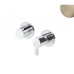 Смеситель скрытого монтажа с 3 выходами Bruma Leaf 167 312 3MM Morning Mist