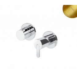 Смеситель скрытого монтажа с 3 выходами Bruma Leaf 167 312 3SR Sunrise