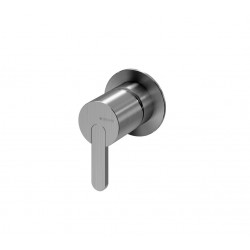 Внешняя часть смесителя с 1 выходом Bruma X-Alpha E186 120 1IS Satin Stainless Steel