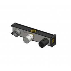 Внутренняя часть настенного смесителя с 2 выходами Bruma 200 240 1NO