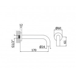 Душевая система Bruma Leaf на 3 потока, 1455265CR+1455914CR+1456403CR+1673123CR