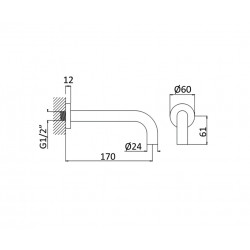 Душевая система Bruma Leaf, 1456403NS+1455914NS+1455914NS+1455914NS