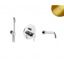 Душевая система Bruma Leaf, 1456403SR+1455914SR+1671301SR