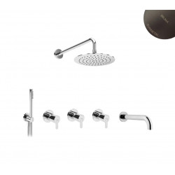 Душевая система Bruma Leaf, 1671201MG+1671201MG+1671201MG+1455265MG+1455914MG+1456403MG