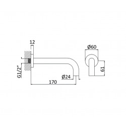 Душевая система Bruma Leaf, 1671201NS+1671201NS+1671201NS+1455265NS+1455914NS+1456403NS