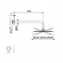 Душевая система Bruma HydroTherm, 1381401CR+1455264CR+1455914CR+1456403CR