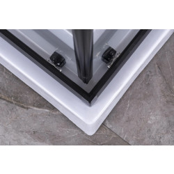 Душевой уголок Niagara Nova NG-6809-08 BLACK 100х100 РАСПРОДАЖА