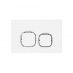 Комплект инсталляции WeltWasser Bamberg 545 с белой кнопкой и унитазом Grossman GR-4455SQ