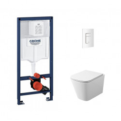 Комплект инсталляции Grohe Rapid SL 38772001 с унитазом Teymi Helmi S T40302, кнопка Skate Cosmopolitan 38732SH0 белая