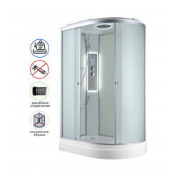 Душевая кабина AvaCan C2012LLED AVA N 120x80 с гидромассажем и LED-подсветкой