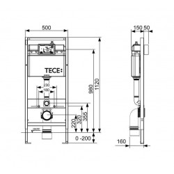 Комплект инсталляции Tece TECEbase 9.400.412 с кнопкой хром и унитазом Teymi Helmi S T40302
