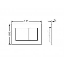 Комплект инсталляции TECEbase 9400413 с белой кнопкой и унитазом Teymi Lina S T40102