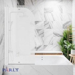 Шторка для ванны Parly F04F 75х130