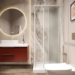 Душевой уголок Parly ZFQ81 80х80, с поддоном