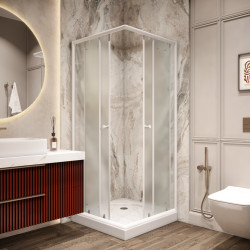 Душевой уголок Parly ZFQ81 80х80, с поддоном