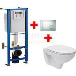 Инсталляция для унитаза Cersanit Leon New c унитазом Delfi [S-SET-DEL/LeonN/TPL/Cm-w]