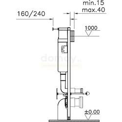 Инсталляция для унитаза Vitra Arkitekt [9005B003-7210]