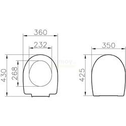 Инсталляция для унитаза Vitra Arkitekt [9005B003-7211]