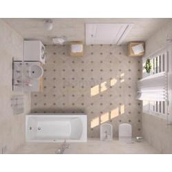 Акриловая ванна Santek Монако XL 160x75 базовая [1WH112340]
