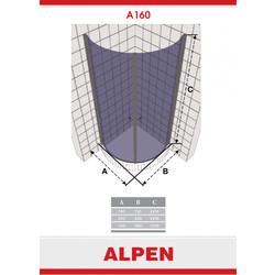 Душевой уголок Alpen A160-80