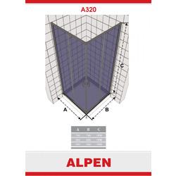 Душевой уголок Alpen A320-100