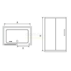 Душевая дверь RGW RGW PA-12 170Х195