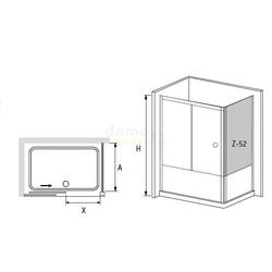 Душевая шторка для ванны RGW SC-82 (SC-42+Z-52) 170Х80 стекло шиншилла