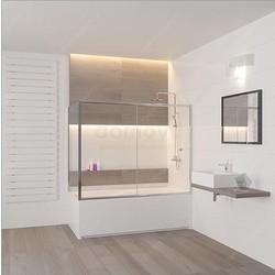 Душевая шторка для ванны RGW SC-82 (SC-42+Z-52) 180x80 стекло шиншилла