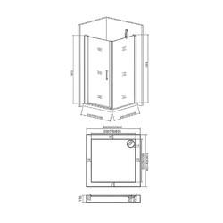 Душевой уголок Good Door PANDORA CR-90-C-CH