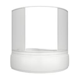 Шторка для ванны BAS Лагуна, пластик