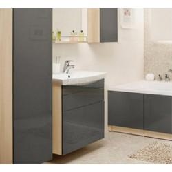 Тумба для умывальника Cersanit Smart Carina 70, серый/акация
