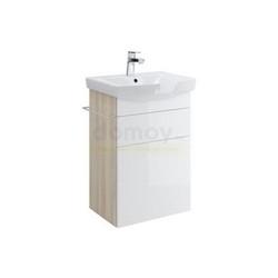 Тумба для умывальника Cersanit Smart Carina 55, белый/акация