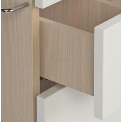 Тумба для умывальника Cersanit Smart Carina 50, белый/акация